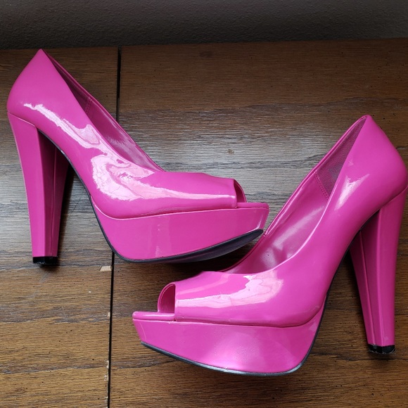 barbie pink high heels
